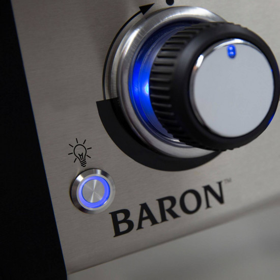 Baron S 490 IR 875983 με δώρο μαντεμένια πλάκα αξίας & θερμόμετρο αξίας 165€- Broil King