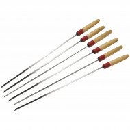 6-Piece Stainless Skewers (40538)- GrillPro