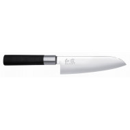 Santoku Knife 16.5cm (7") Wasabi Black (6716S) - Kai