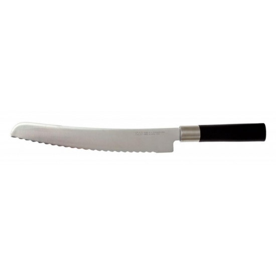 Μαχαίρι Ψωμιού 23εκ Wasabi Black (6723B) - Kai