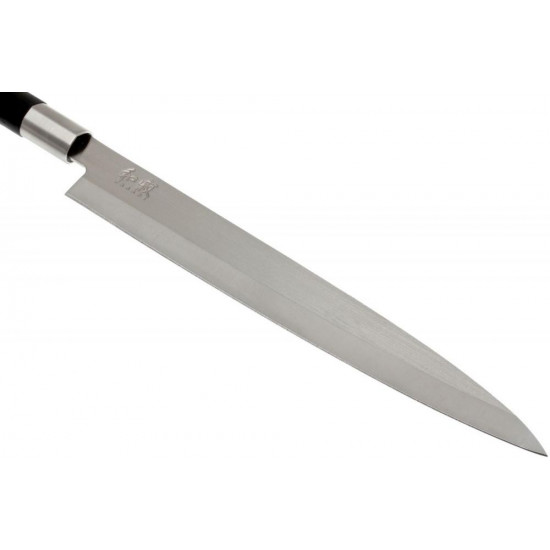 Yanagiba Knife 24cm (9.5") Wasabi Black (6724Y) - Kai