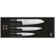 Knife set Wasabi Black Utility knives & Santoku knife- Kai
