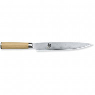 Slicing knife 23cm  Shun classic White (DM-0704W) - Kai