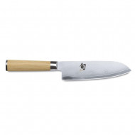 Santoku knife 18cm  Shun classic White (DM-0702W) - Kai