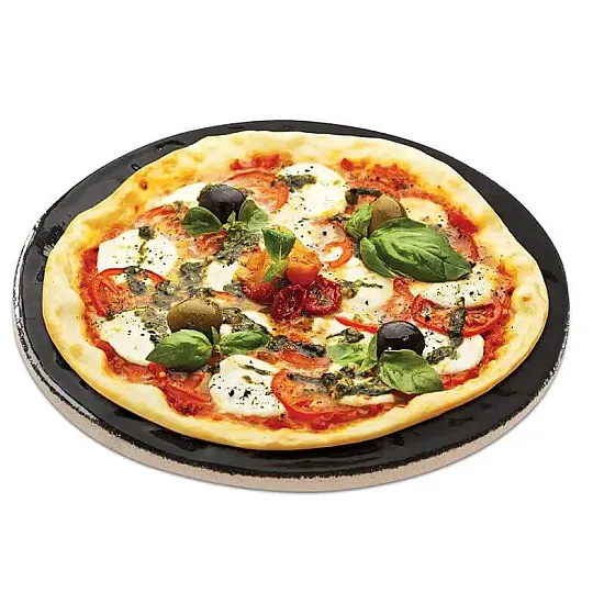 Porcelain Glazed Pizza Baking Stone (40cm) - Primo