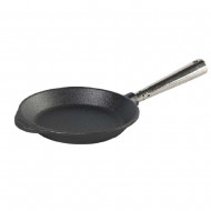 Frying pan cast iron 18 cm with stainless steel handle (SK180) - Skeppshult