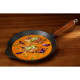 Frying pan cast iron 24 cm with wooden handle (SK240T)- Skeppshult