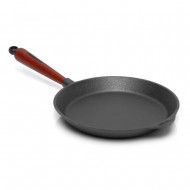 Frying pan cast iron 26 cm with wooden handle (SK260T)- Skeppshult