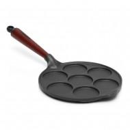 Pancake cast iron 7 position with wooden hanlde (SK32T)- Skeppshult