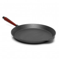 Frying pan cast iron 36 cm with wooden handle (SK360T)- Skeppshult