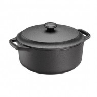 Cast iron casserole 4.0lt cast iron lid- Skeppshult