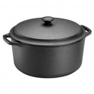 Cast iron casserole 7.0lt cast iron lid (SK700)- Skeppshult