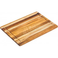 Cutting board with juice canal 40*28*1,5 - TEAKHAUS