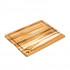 Cutting board with juice canal 40*30*2 - TEAKHAUS