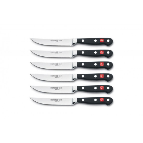 Steak knife set 6 items Classic - Wusthof