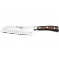 Santoku knife 17cm hollow edge -Ikon