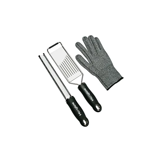Gourmet grater set with glove- Microplane 